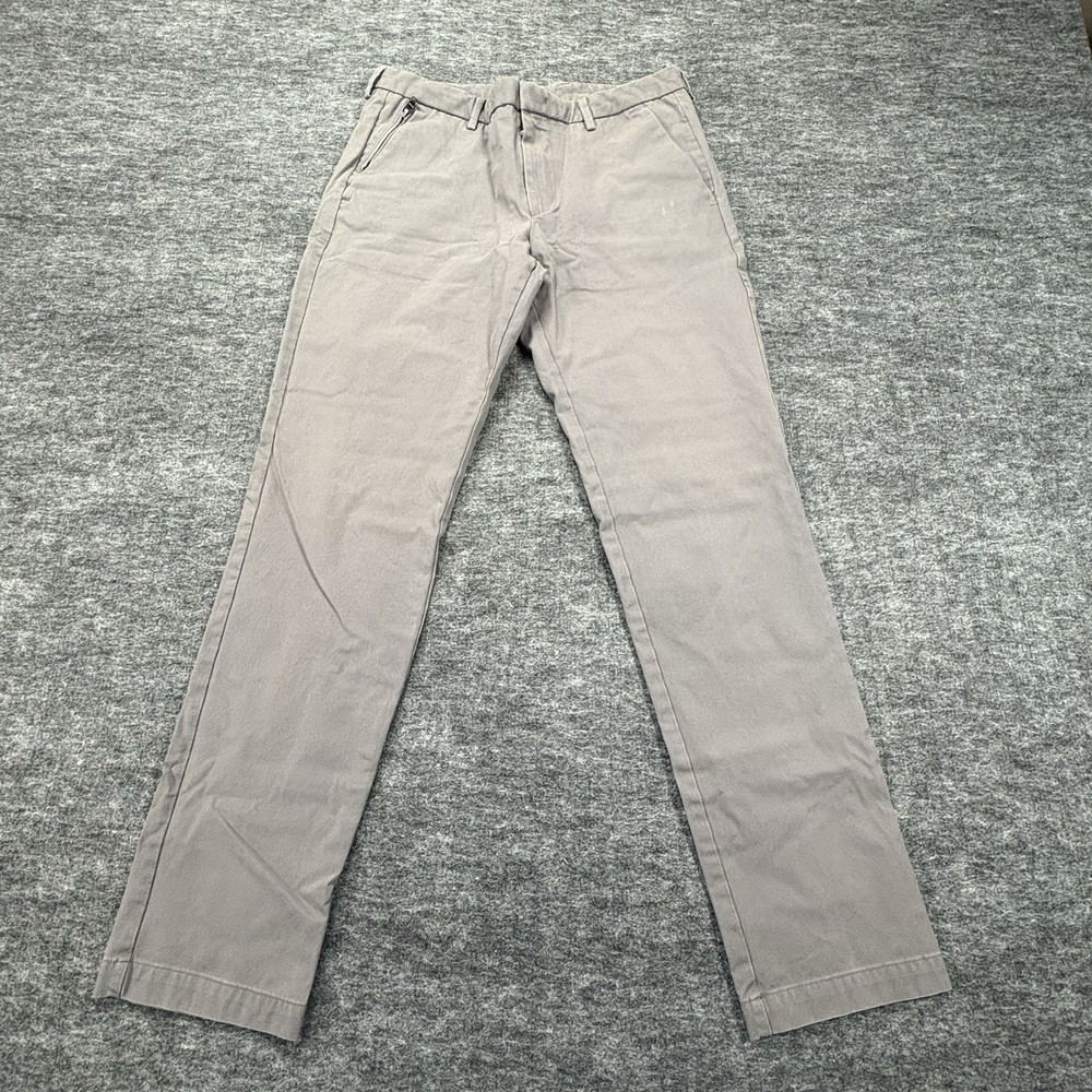 Hugo Boss Kaito Chino Pants Men’s 32x30 Gray Slim Fit Casual Dress Stretch