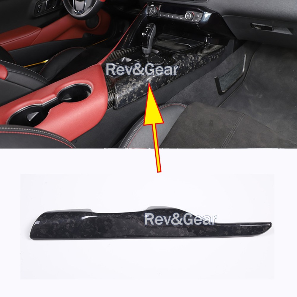 Forged Carbon Fiber for Toyota Supra A90 19-25 Gear Shift Right Panel Trim Cover