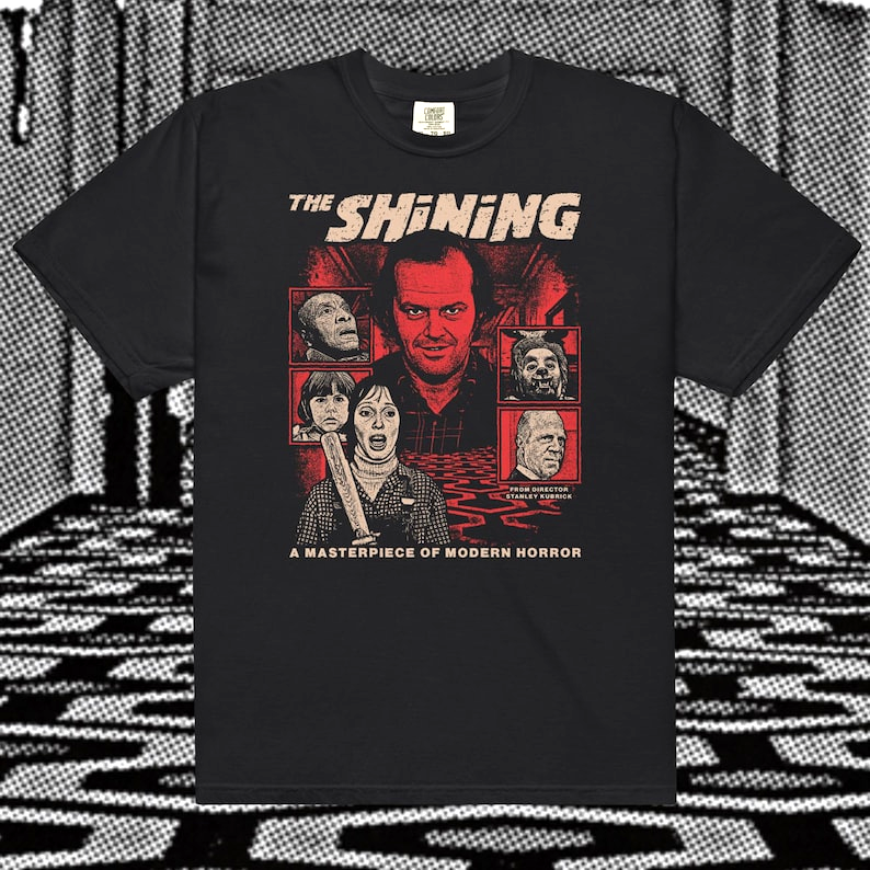 The Shining Movie Tee Stanley Kubrick Classic Horror T Shirt S-5XL