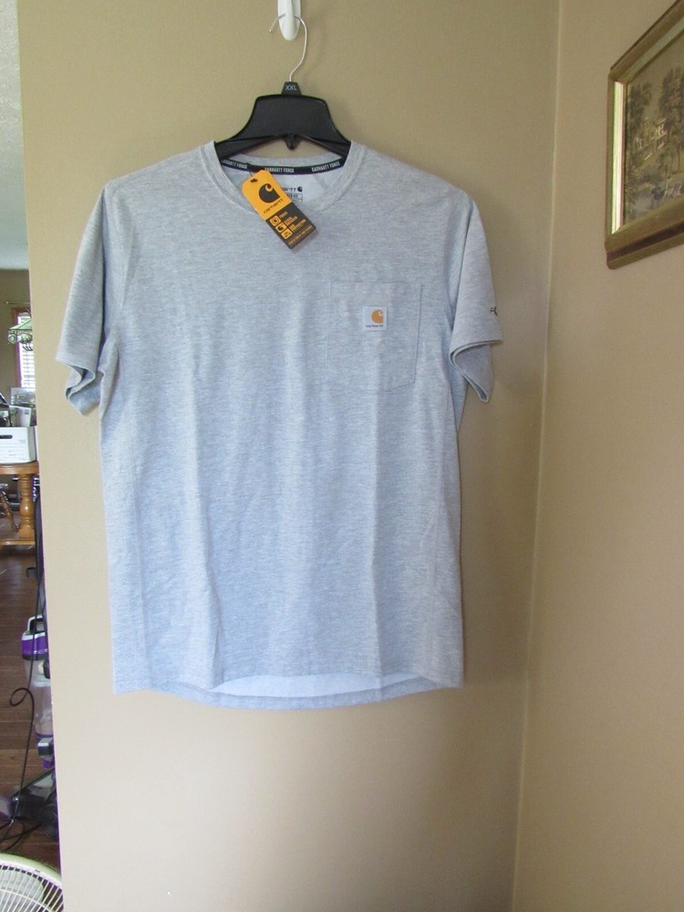 Nwt Men's X-Large Xl Relaxed Fit Ss Carhartt Force Upf 25 Pocket T-Shirt