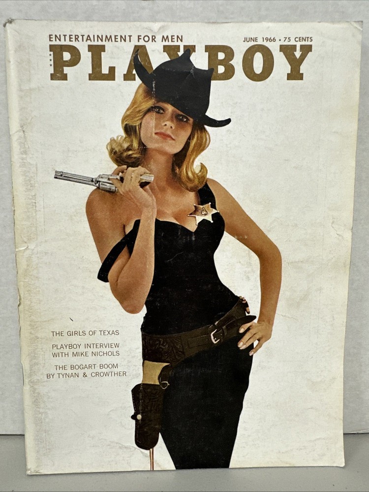 VTG Vintage Playboy Magazine  June 1966 With Centerfold