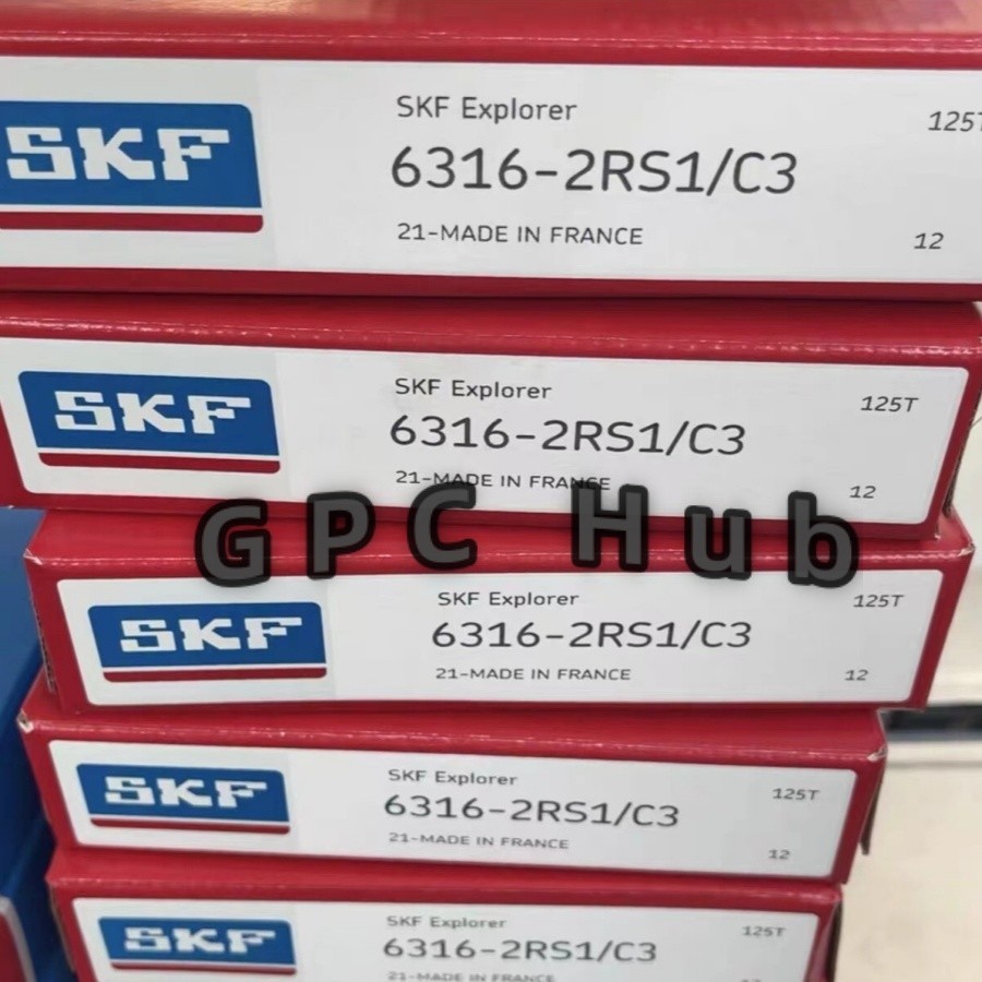 1PC NEW SKF 6316-2RS1/C3 single row deep groove ball bearing  Fast shipment