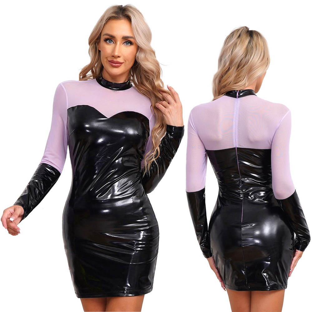 Vintage Steampunk Bodycon Dress for Women Retro Costume Party Clubwear