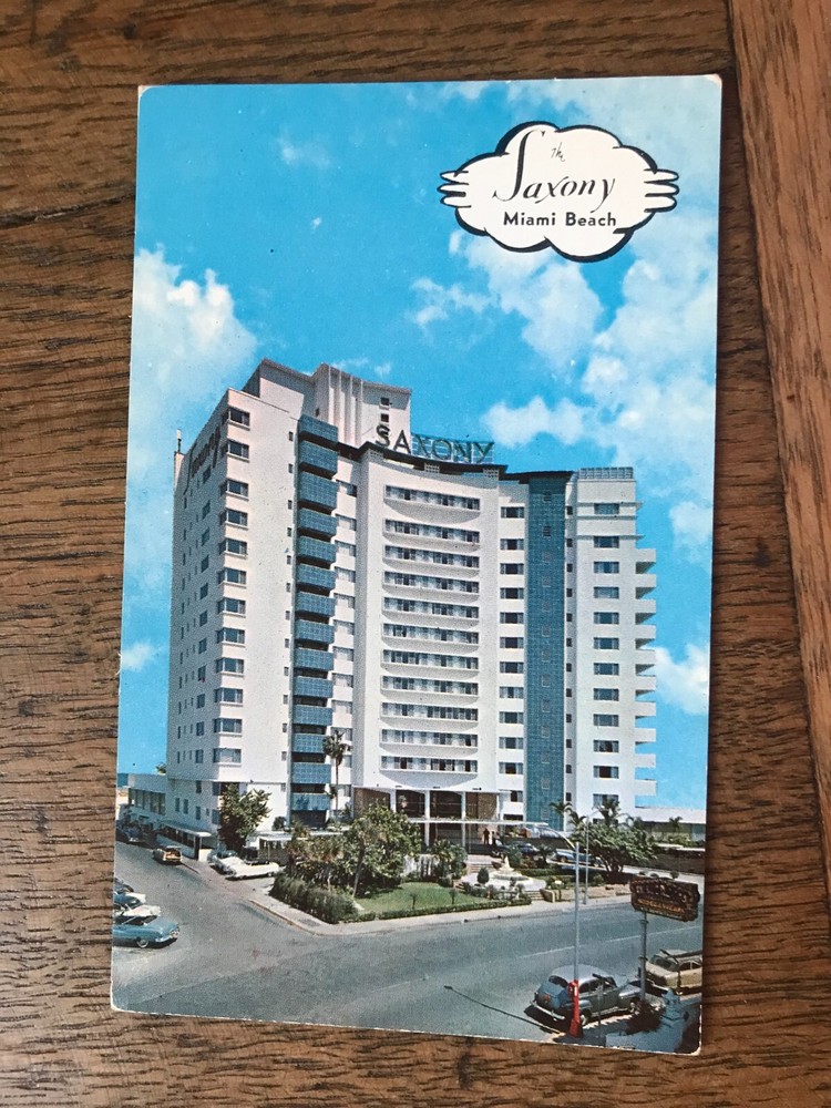Saxony Miami Beach Florida Postcard