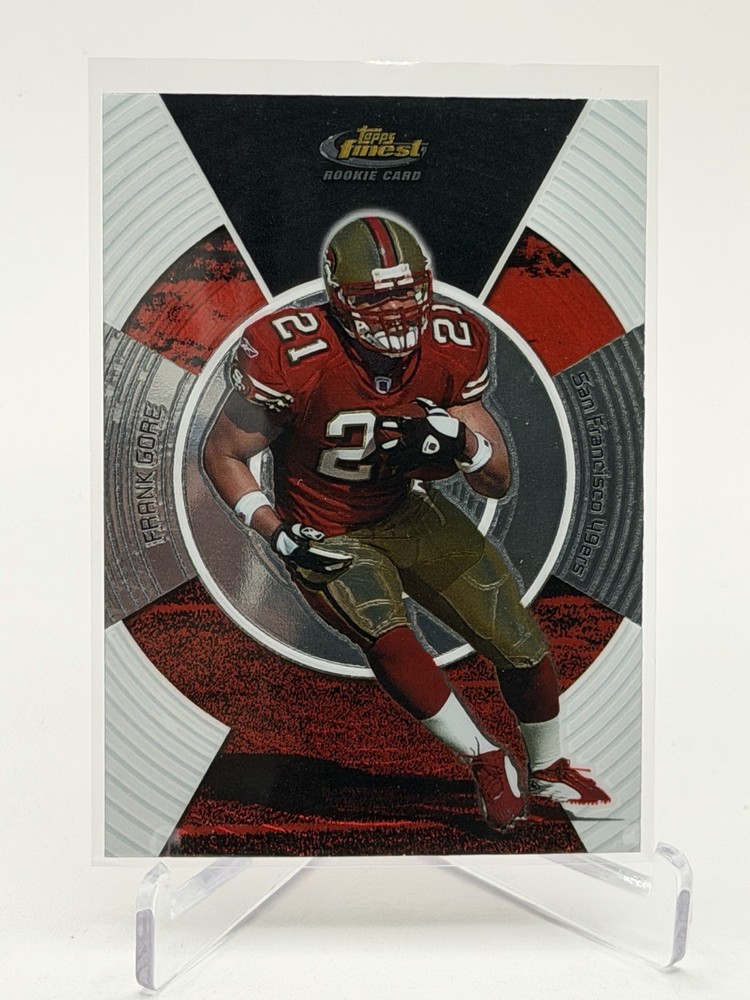 2005 Topps Finest Frank Gore #121 Rookie RC 49ers