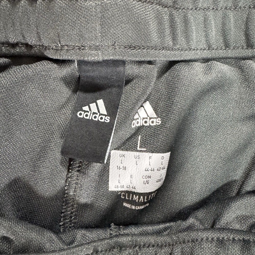 Men’s Adidas Climalite Pants, Gray, Size L Large