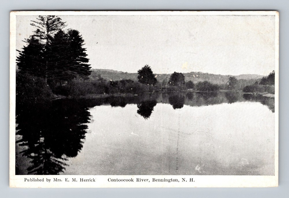 Bennington NH-New Hampshire Contoocook River Vintage Postcard