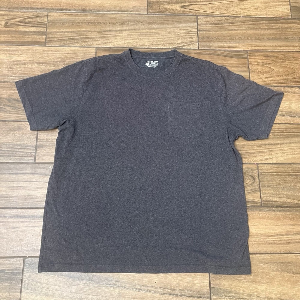 Carhartt Shirt Mens 2XL Gray Loose Fit Pocket Workwear K87 Heavyweight Tee