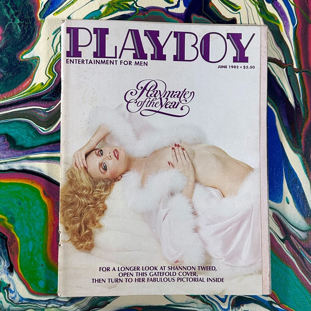 Playboy June 1982 Loudes Ann Kananimanu Estores (PoM), Shannon Tweed (PoY)