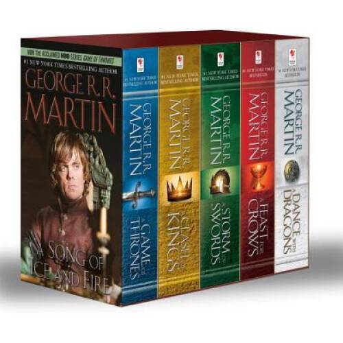 George R. R. Martin's A Game of Thrones 5-Book Boxed Set (Song of Ice and - GOOD