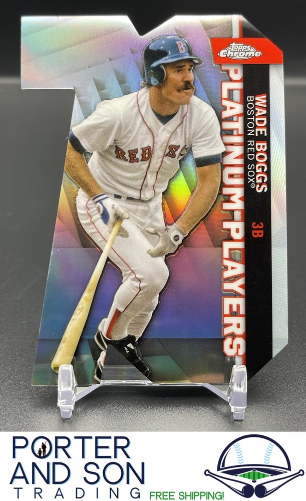 Wade Boggs 2021 Topps Chrome Platinum Die Cut HOF #CPDC-20 Red Sox Card