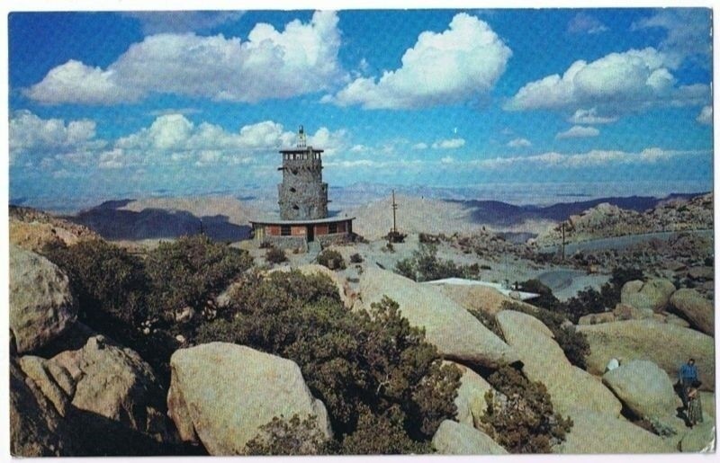 California Postcard Jacumba In-Ko-Pah Desert View Tower