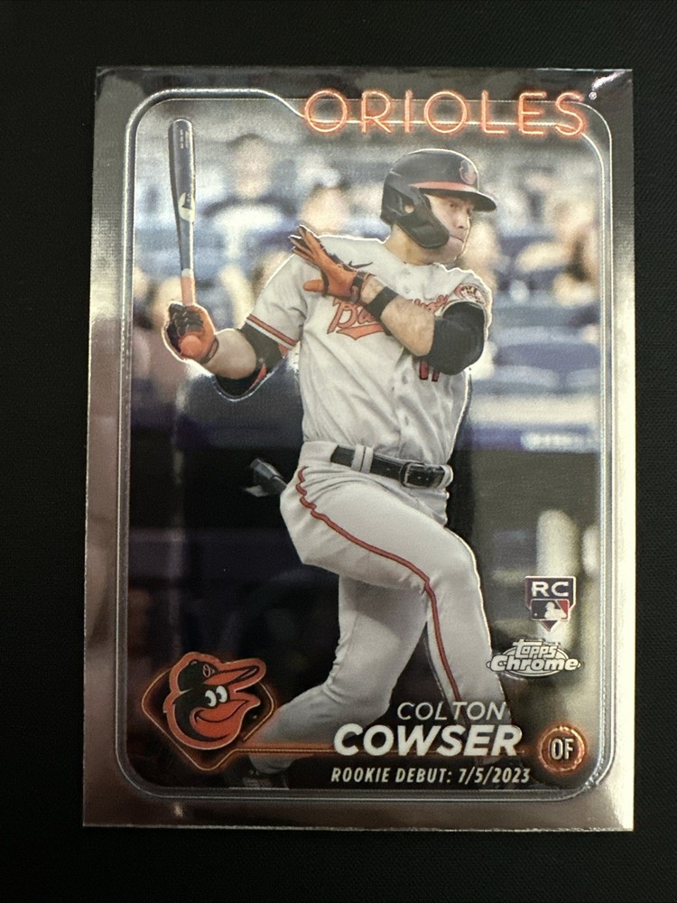 2024 Topps Chrome Update Colton Cowser Rookie Debut USC154 RC