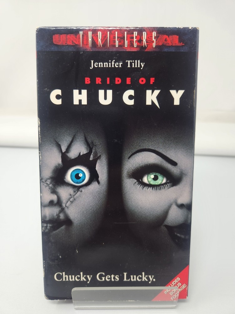 Vintage 1999 Bride of Chucky VHS Tape – Cult Horror Classic Halloween Thrillers