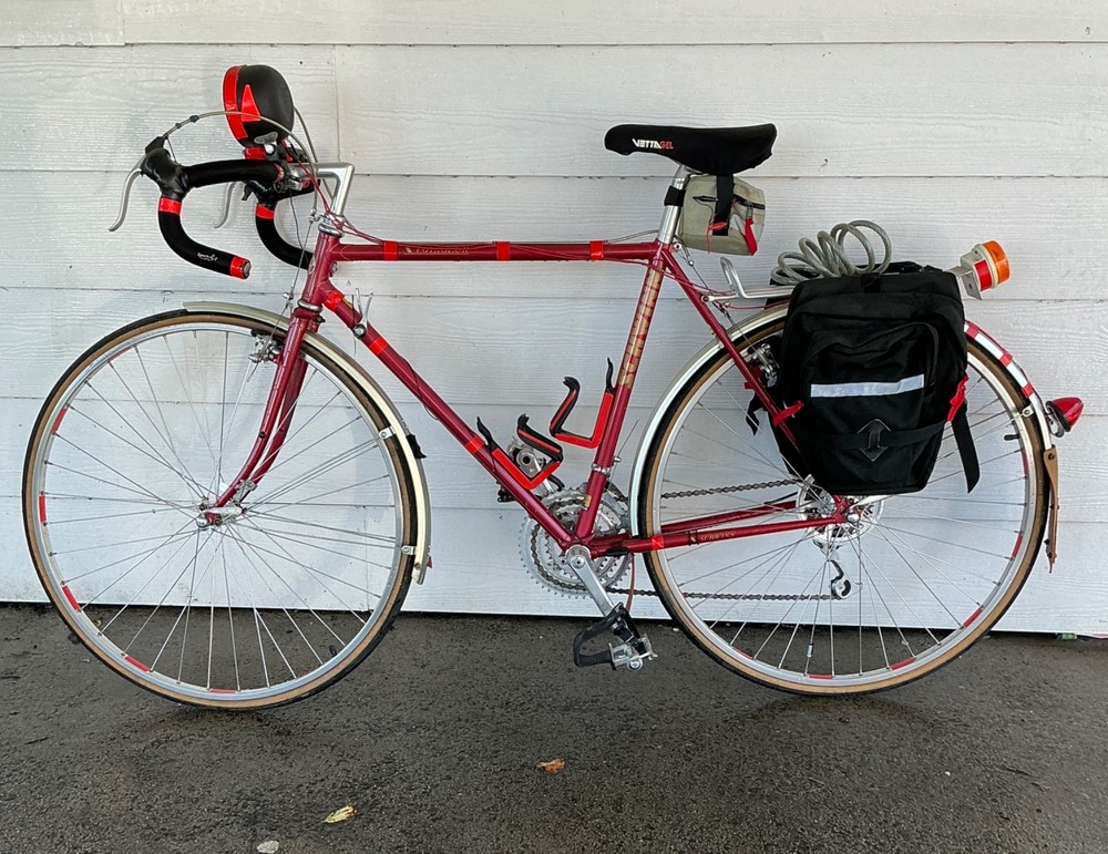 Vintage 80s  Imperial Rose Schwinn Voyageur Touring Bicycle Bike 18 speed 27