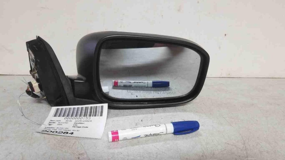 03 - 07 HONDA ACCORD Passenger Right Door Mirror Power Coupe Rh Silver