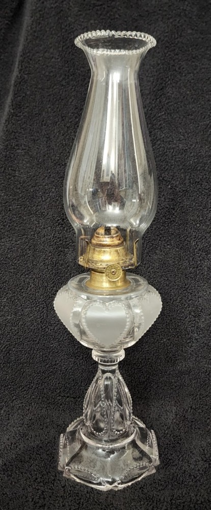 Antique Queen Heart Lamp 1898 by Dalzell Gilmore And Leighton and Findlay