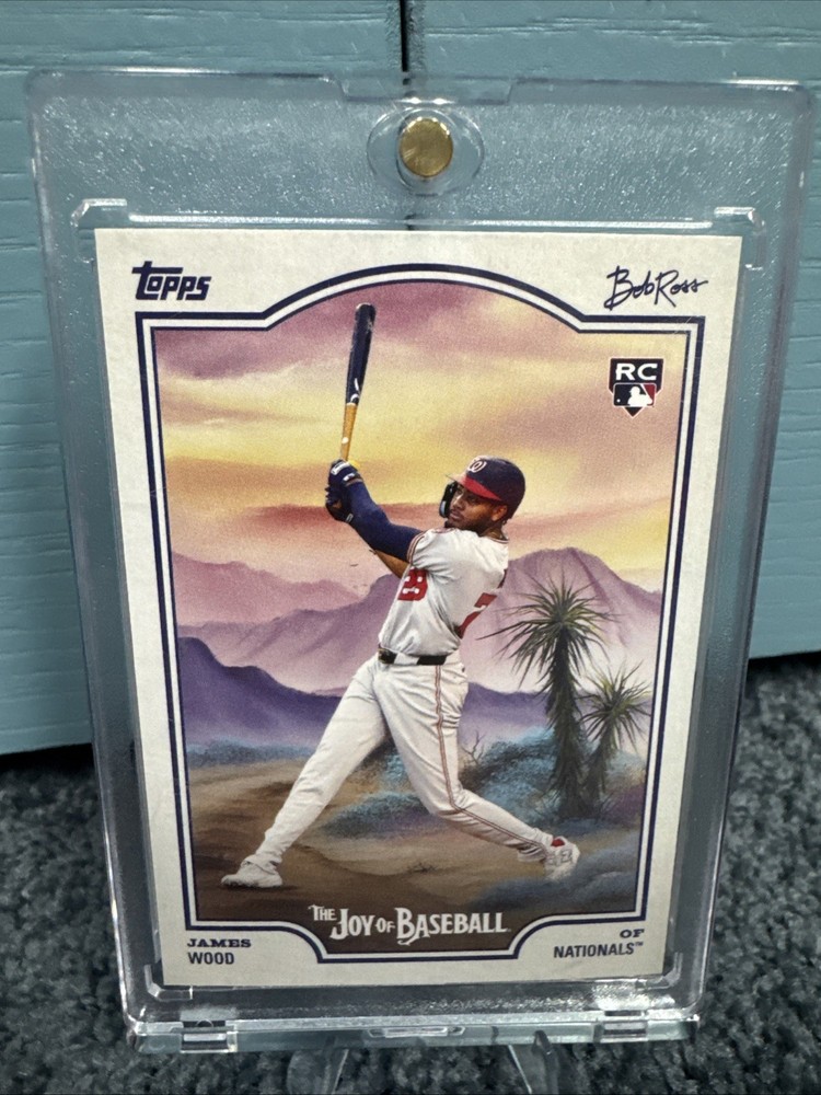 2025 Topps X Bob Ross the Joy of Baseball - James Wood #89 (RC)