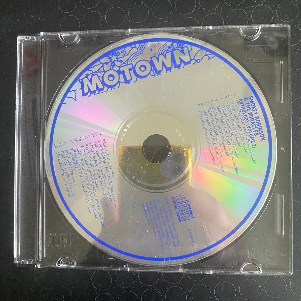 Smokey Robinson & The Miracles - Anthology Vol. 2 CD Motown Soul R&B
