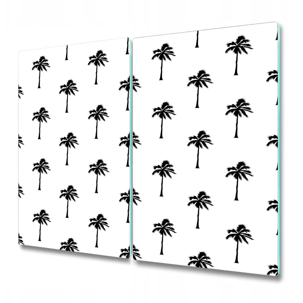 Glass Chopping Board Utensil Board California Love Tropical Palm Exotic 2x30x52