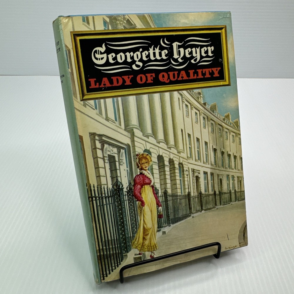 Georgette Heyer Lady of Quality Hardcover 1972 BCE Vintage Regency Novel