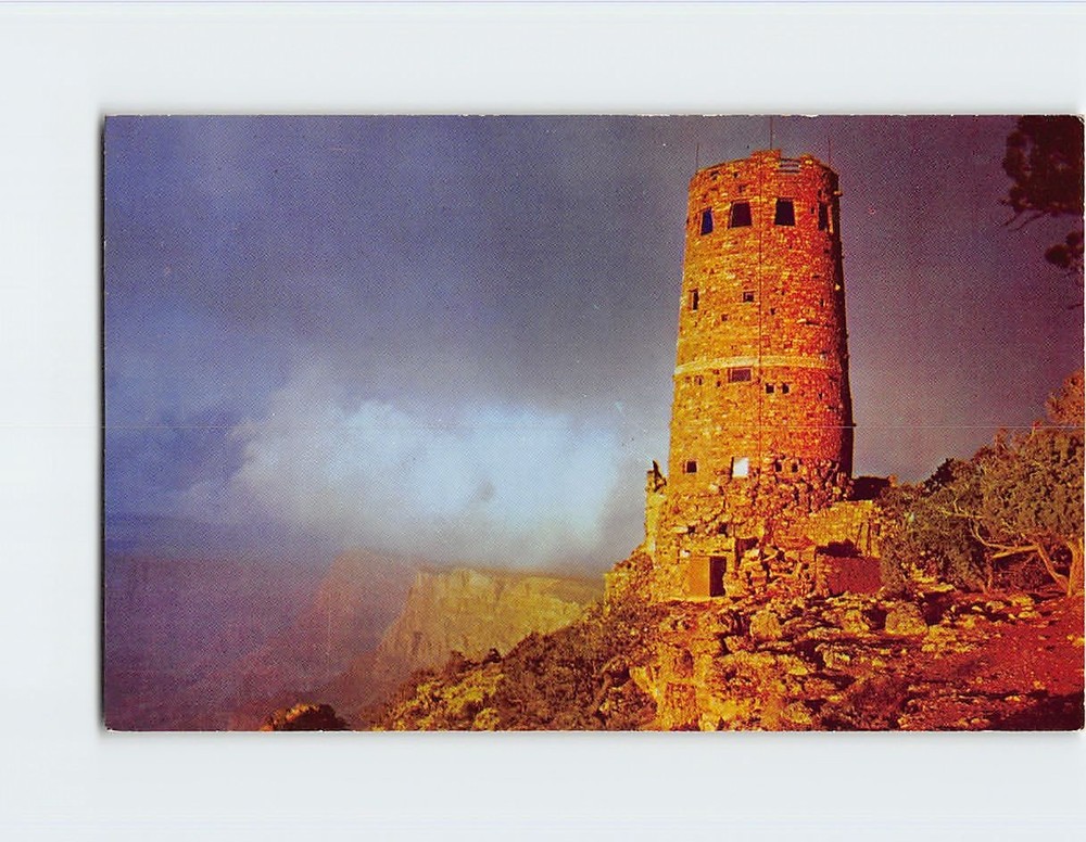 Postcard The Watchtower Grand Canyon National Park Arizona USA