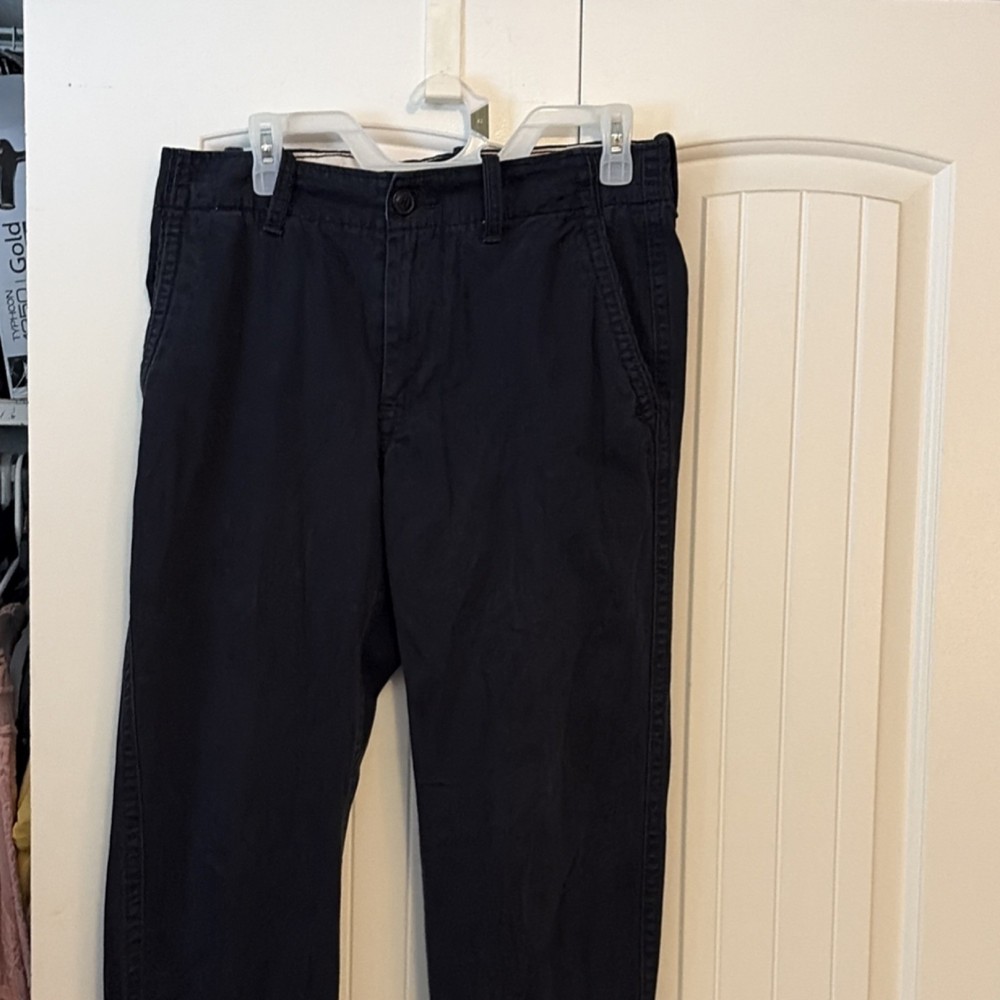 American Eagle Outfitters Men's Navy Cotton Chino Pants Straight Leg Size 32
