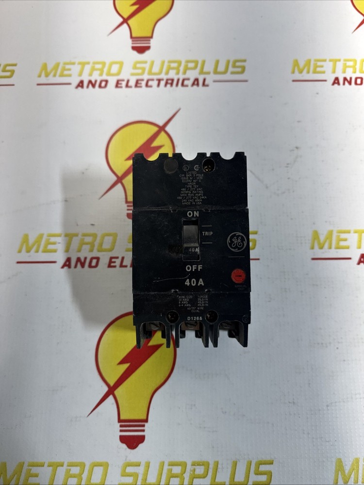 GE TEY TEY340 Circuit Breaker