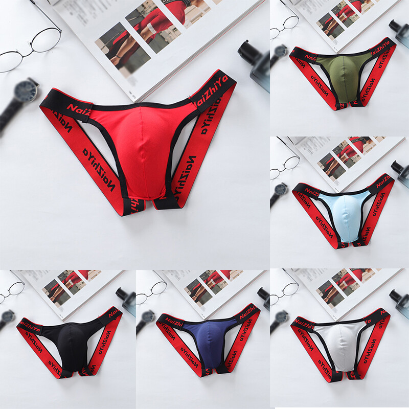Mens Bugle Pouch Thong T-back G-string Jockstrap Bikini Underwear Underpants #