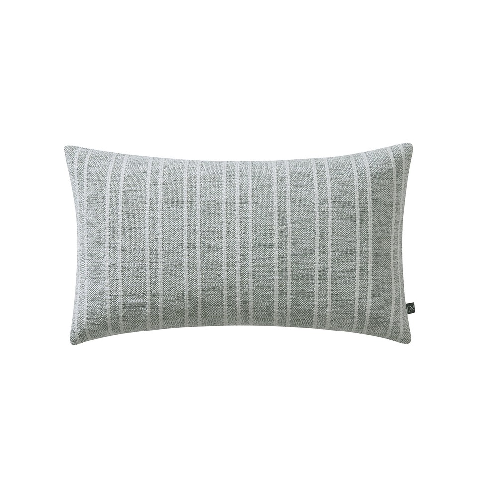 14x24 Aria Dusty Green Woven Stripe Texas House Pillow Cover