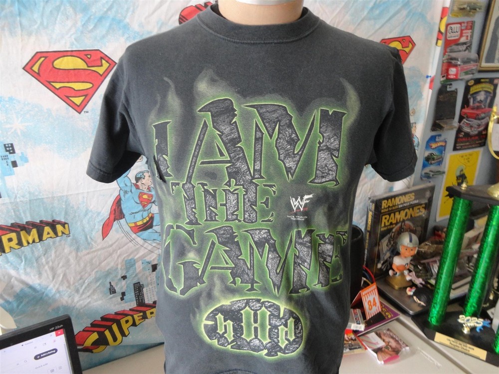 Vintage WWF Triple H I Am The Game T Shirt Size M Wrestling 90’-2000’s Y2K