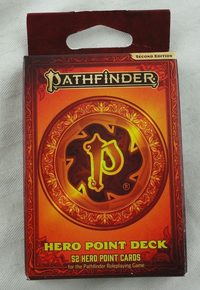 Pathfinder 2nd Edition RPG Hero Point Card Deck by Paizo PZO2223 - Enhance Your Game with Heroic Moments