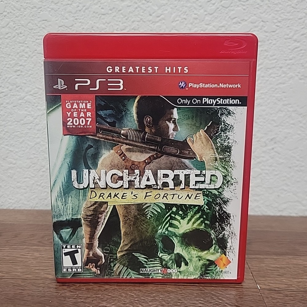 Uncharted: Drake's Fortune (PlayStation 3, 2007) Complete Tested Working