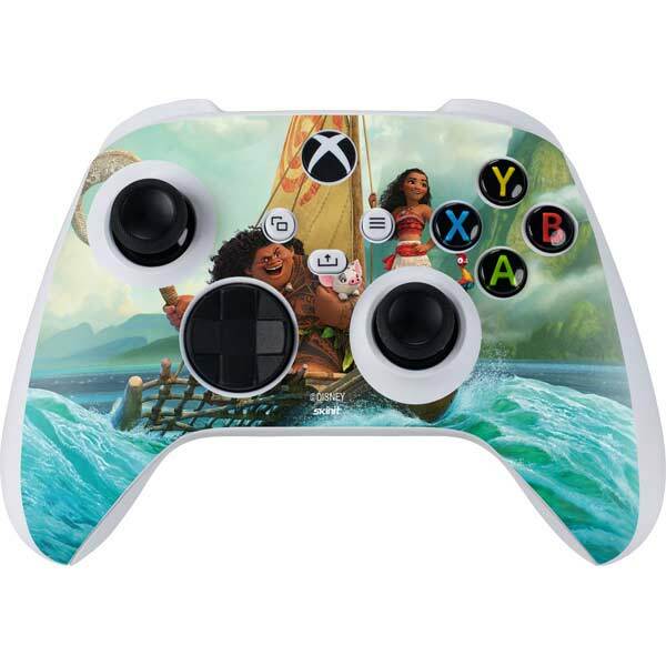 Moana Xbox Series S Controller Skin - Moana and Maui Set Sail