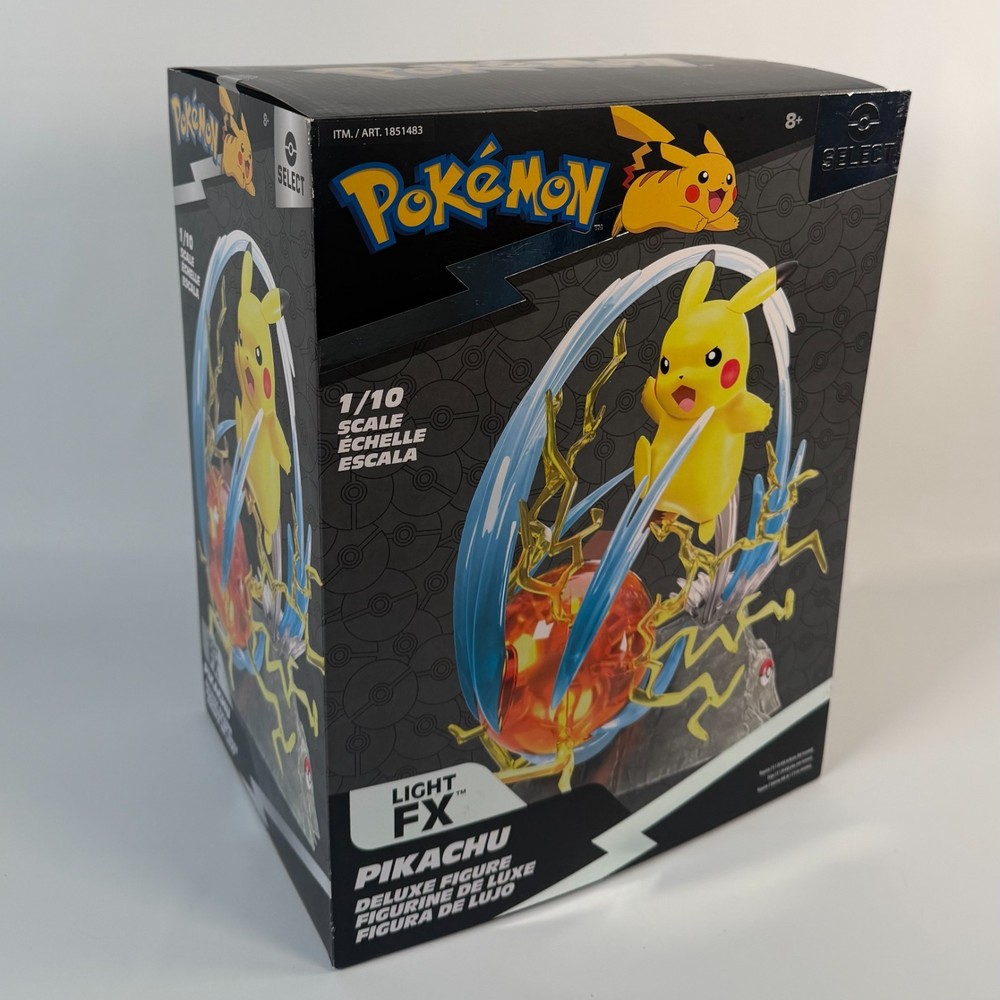 Pokemon Pikachu Select 1:10 Scale LIGHT FX Deluxe Collector’s Figure Jazwares