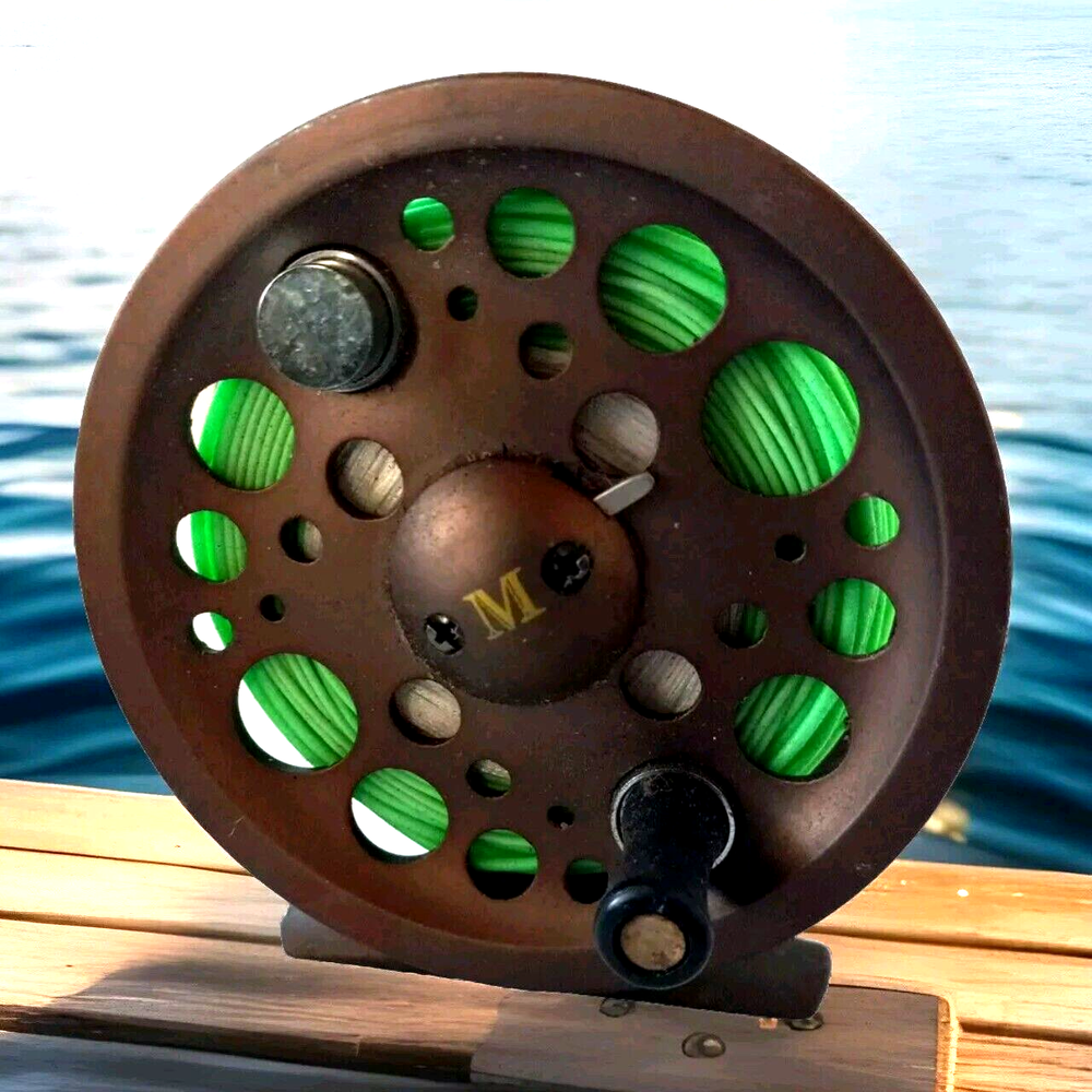 Vintage Martin Mountain Brook 56 Fly Fishing Reel & Line Outdoors River Lake