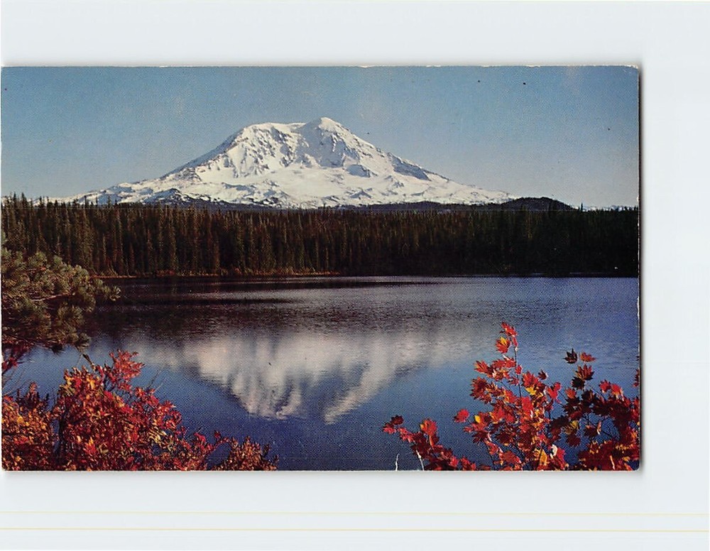 Postcard Mountain Reflection Nature/Landscape Scene