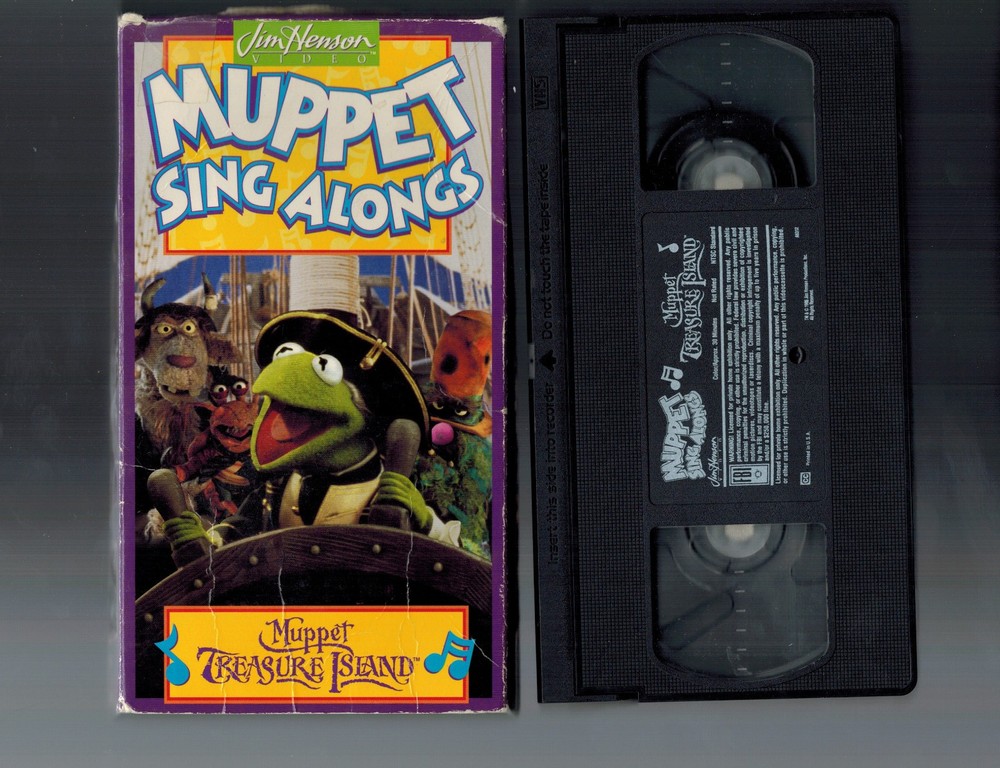 Muppet Sing Alongs - Muppet Treasure Island VHS Tape 1996 Jim Henson Video