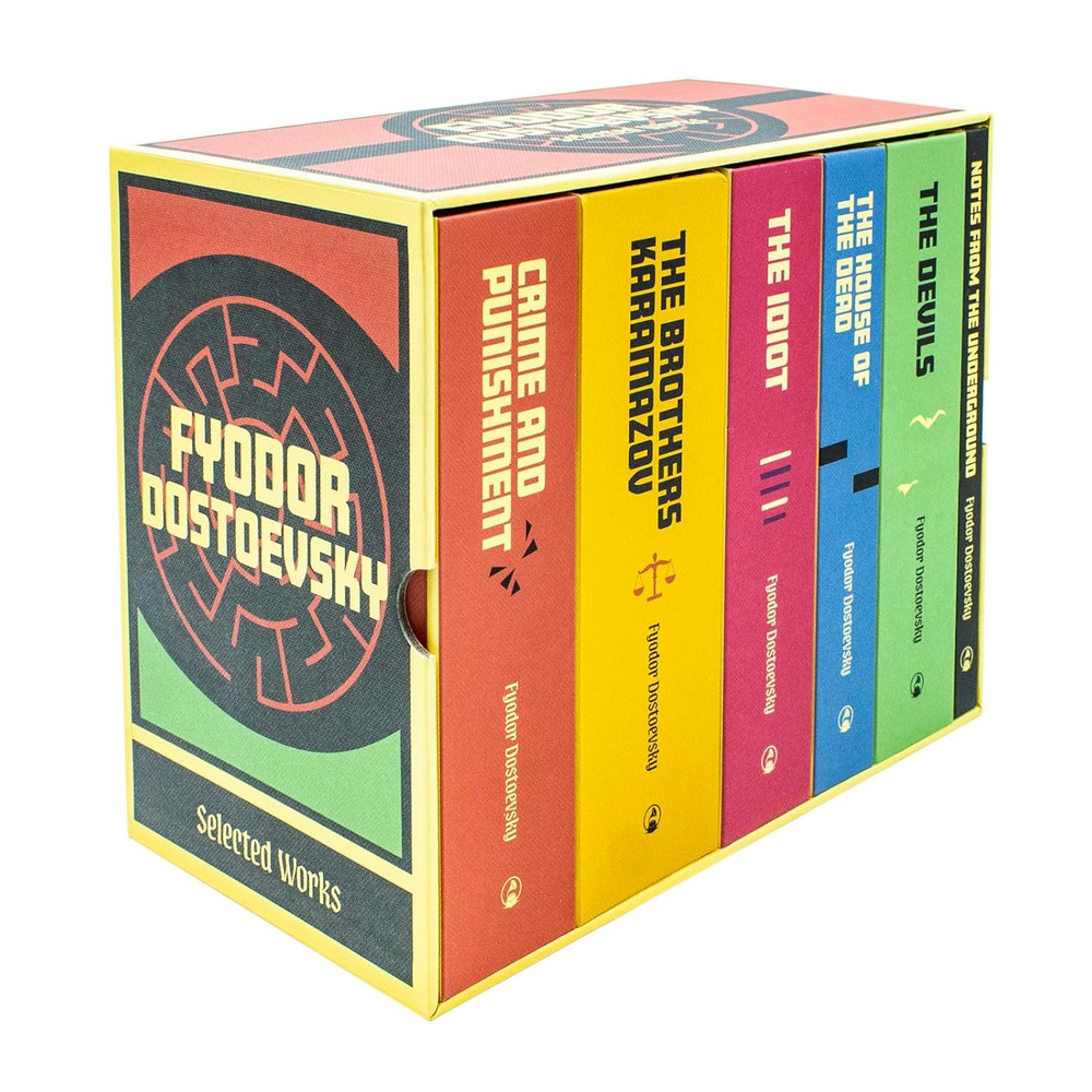 Complete Collection of Fyodor Dostoevsky 6 Hardback Books Box Set: Crime and Pun