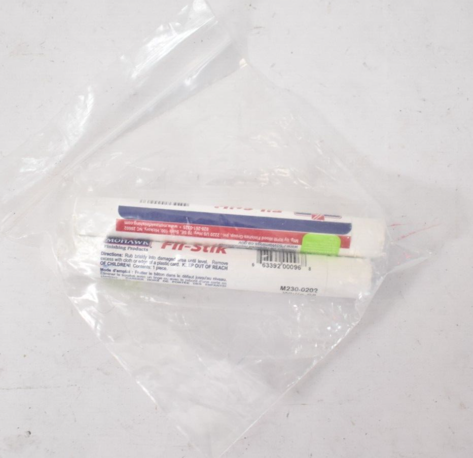 Lot of 2 Mohawk Fil Fill Stick Cabinet Touch Up Pencils White Shaker M230-002