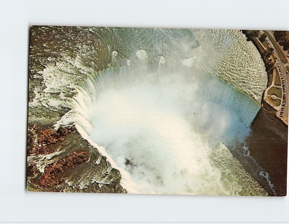 Postcard Aerial View of Horseshoe Falls Niagara Falls Ontario Canada
