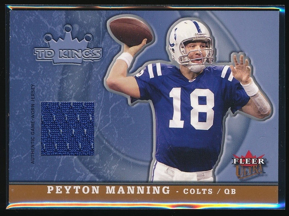 Peyton Manning 2005 Fleer Ultra TD Kings Game Jersey