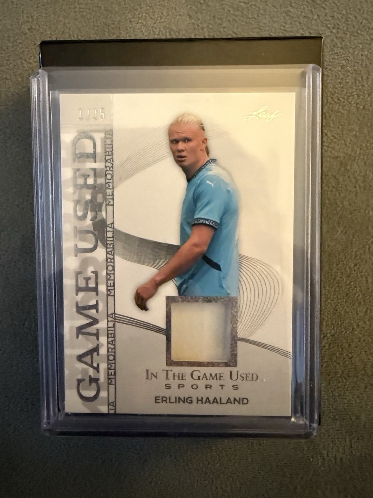 Erling Haaland Game Used Patch Im The Game Leaf 2025