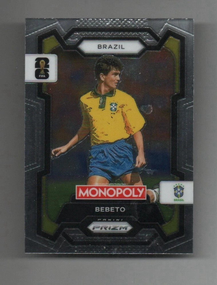 2026 Prizm Monopoly FIFA World Cup Soccer Bebeto #20 Brazil Brasil