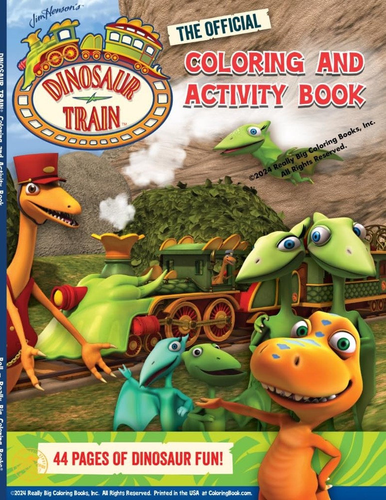 Dinosaur Train Coloring Book, Official