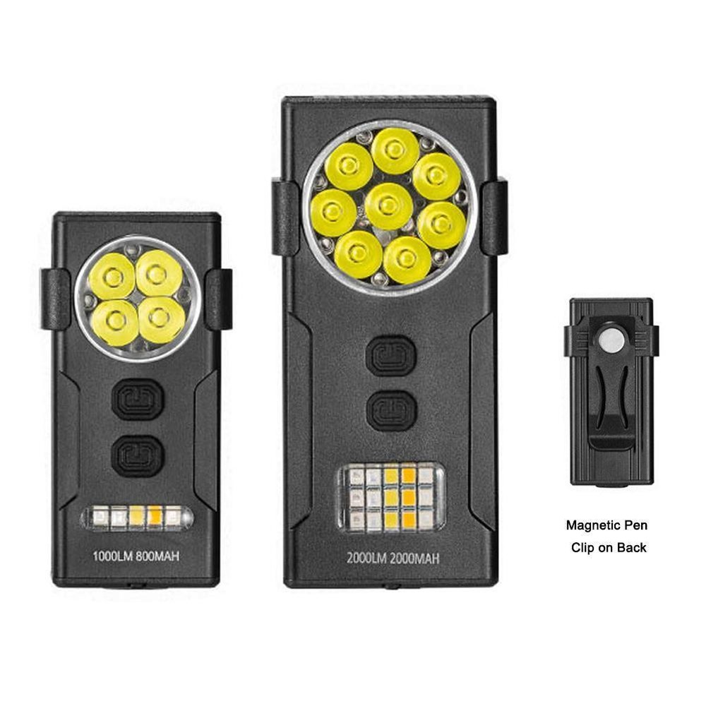 Mini Powerful EDC Flashlight High Lumens LED Rechargeable Magnetic'