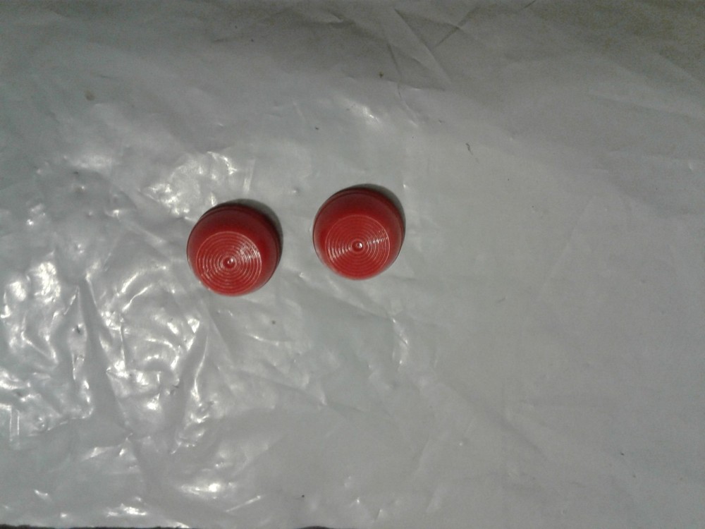 Vintage Caps for Trike Tricycle, Pedal Car , Pedal Tractor Axle Red 3/8 Inch