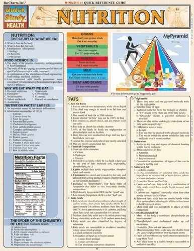 Nutrition (Quick Study Health) - Pamphlet, by BarCharts Inc. - Very Good