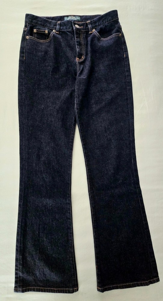 REDUCED -Brand New LRL Lauren Jeans Company Dark Wash Denim Jeans size 4 women's
