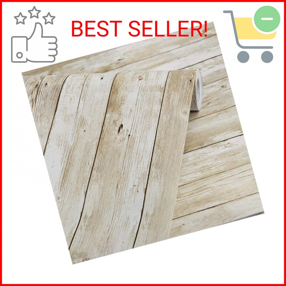 Abyssaly Contact Paper Wood Peel and Stick Wallpaper 17.71